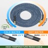 Unbranded 50FT 4800PSI Pressure Washer Hose 3/8" Wire Braided Kink