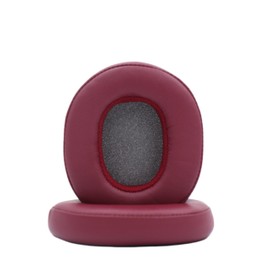 Replacement Ear pad Compatible with Skullcandy Crusher Wireless Hesh 3 Wireless Earphone Pad Soft Comfort Protein Leather Repair Accessories (Burgundy)