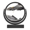 E-SHIDAI Moving Sand Art Picture in Motion Round Glass 3D