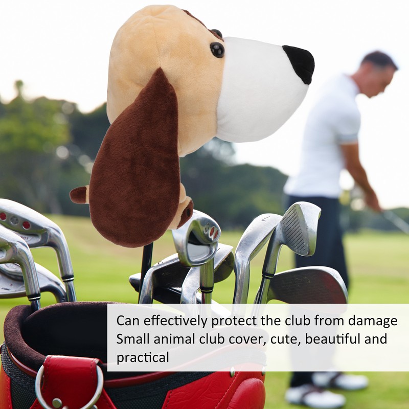 Plush Cloth Golf Club Head Cover Creative Animal Golf Club