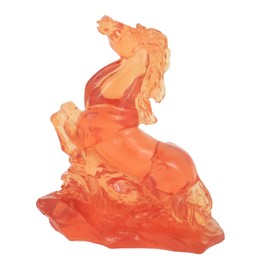 Feng Shui Import Liuli Red Horse to Activate Tao Hua - Peach Blossom Luck
