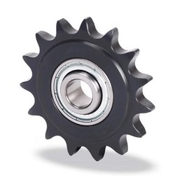 AJANTA INDUSTRIAL 35BB18H-1/2" Bore Idler Sprocket 18 Tooth w/Bearing 203KRR5 for #35 Roller Chain 18-Teeth