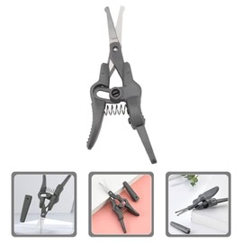 Ergonomic Nose Hair Scissors Set 4pcs for Eyebrows and Beard Precision Cutting Non-slip Grip Stainless Steel for Daily Grooming