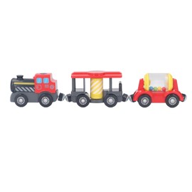 Battery Operated Locomotive Train Magnetic Connection Train Toy Interactive Sound Electric Train Toy for Kids Type 2