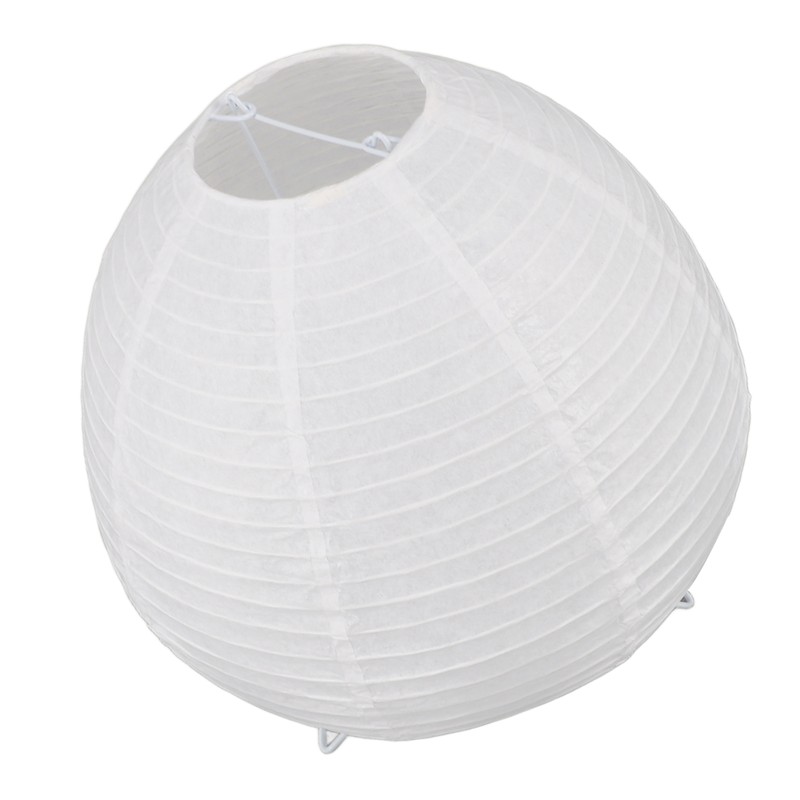 Lantern Table Paper Lamp Warm Light E14 Bulb Simple Installation