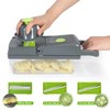 Vegetable Cutter, 21 in 1 Multifunctional Vegetable Cutter Set with