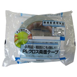 Sekisui Multi-Purpose PE Cloth Double-Sided Tape, 2.0 x 0.6 inches (50 x 15 mm)