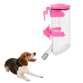 Dog Cat Water Bottle Hamster Automatic Water Dispenser No Drip Plastic Hanging Water Bottle Large Capacity Water Bottle for Guinea Pig Rabbit Rat Puppy Kitten Pet Animal Gerbil Chinchilla 350ML