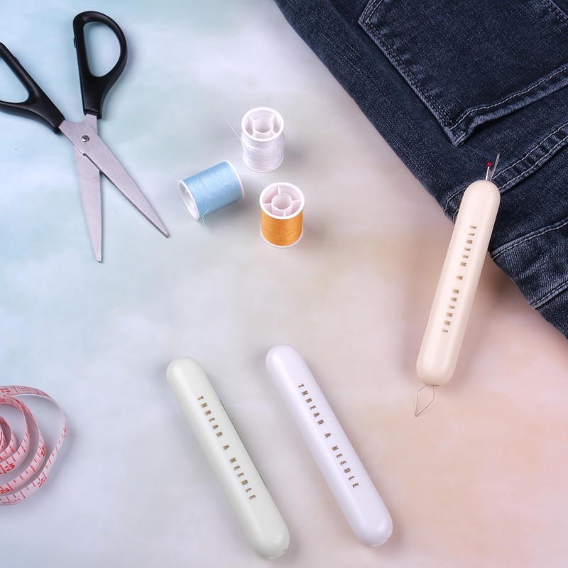 Seam Rippers, 2-in-1 Threader for Sewing,Threading and Unthreading Seam Ripper,Multifunctional