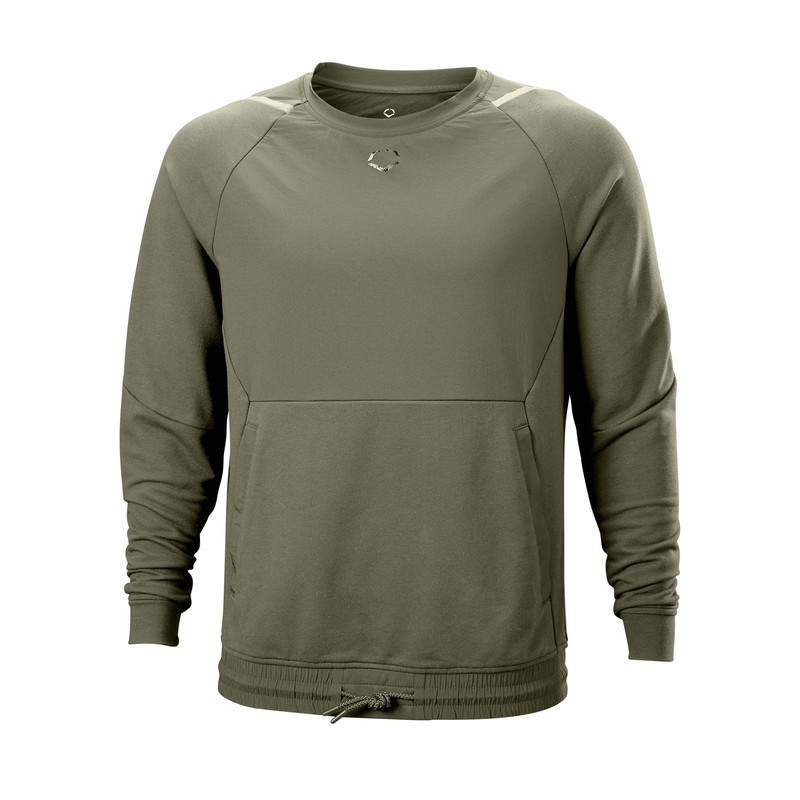 EvoShield Men's Hybrid Woven Pullover, Olive, X-Large