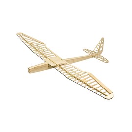 Viloga Balsa Wood Model Airplane Sunbird Sailplane, 1.6M Laser Cutting Unassembeld Model Plane Kits to Build, DIY Flying RC Glider Plane for Adults (KIT+Motor+ESC+Servo+Covering)