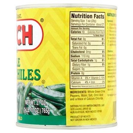 Hatch Chili Company Hatch Whole Green Chilies, 27- Oz (Pack Of 3)