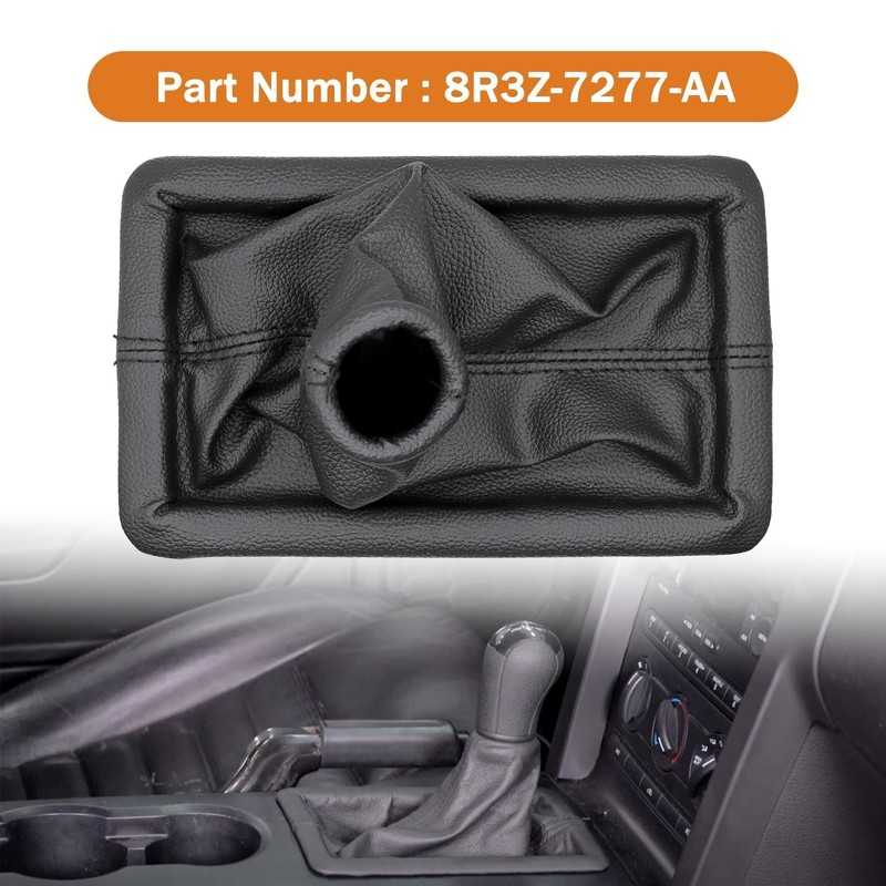 Panwarmoll Shifter Boot Cover Compatible with Ford Mustang 2005 2006