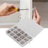360pcs Screw Nut Set Stainless Steel Flat Washer Spring Washer