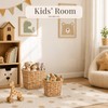Set of 2 Woven Hanging Wall Basket for Organizing and