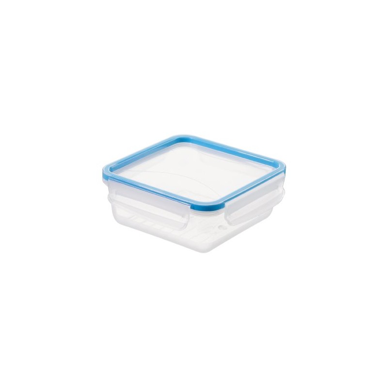 Rotho Fridge Box Click & Lock-Plastics (PP), 0.8 L, Blue