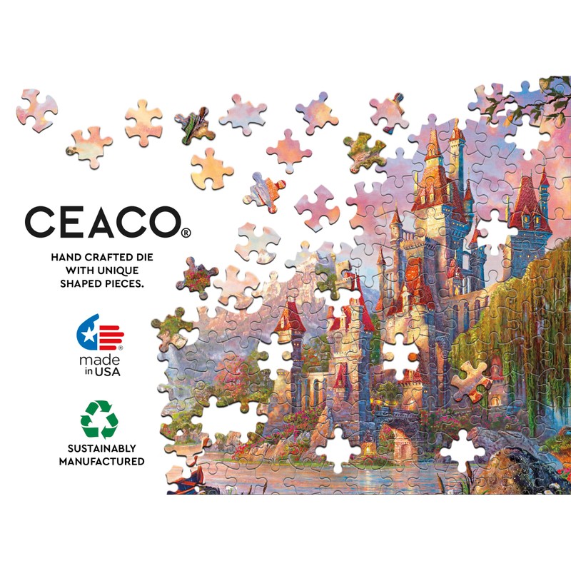 Ceaco - トーマス・キンケード - ディズニー - 美女と野獣II - 1000ピース ジグソーパズル