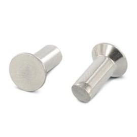 Countersunk Rivets 3 x 8 Pack of 100 Stainless Steel A2 Full Rivets with Countersunk Head DIN 661 Countersunk Rivets Rustproof Rivets