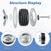 Dreyoo 2 Pcs 6 Inch End of Pipe Gripper Mechanical