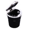 PACKOVE 2pcs Car Ashtray Holder Auto Led Ashtray Non-slip Material