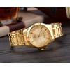 DREAMING Q&P Gold Stainless Steel IP Plated Men's Business Wrist