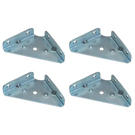Corner MOUNTING Bracket 65 MM Brace Gusset Angle Fixing Cupboard Wall Unit x4