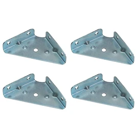 Corner MOUNTING Bracket 65 MM Brace Gusset Angle Fixing Cupboard Wall Unit x4