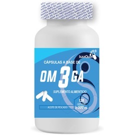 Omega 3 (aceite de pescado en polvo) con Vitamina E de 120 capsulas de 500 mg
