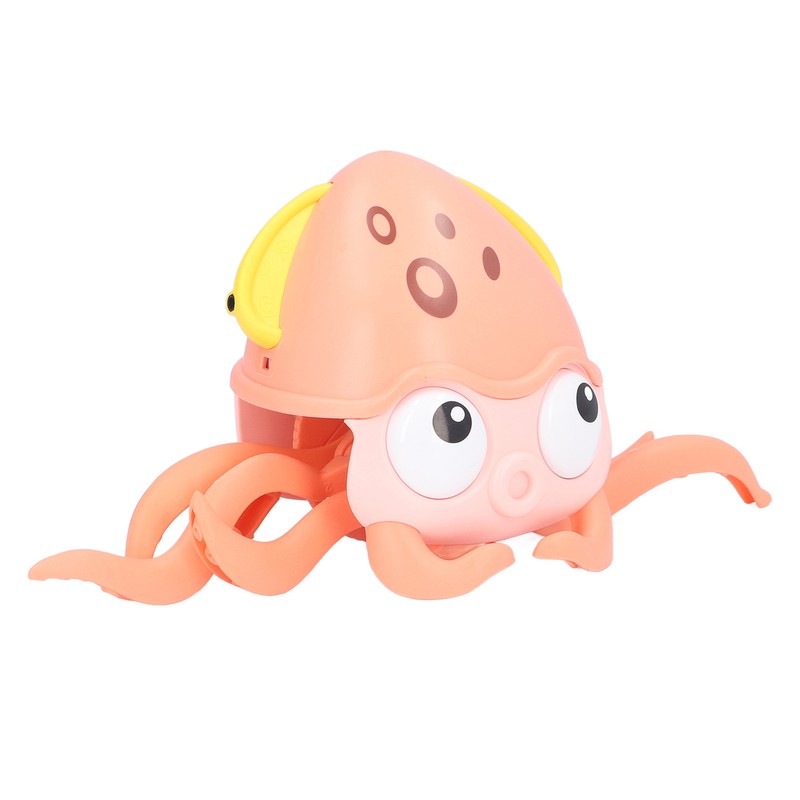 Octopus Bath Toys Electric Sensor Amphibious Floating Crawling Octopus Bathtub
