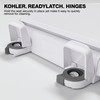 KOHLER K4732-RL-0 Transitions Elongated Toilet Seat Closed-Front with Integrated Child-Size