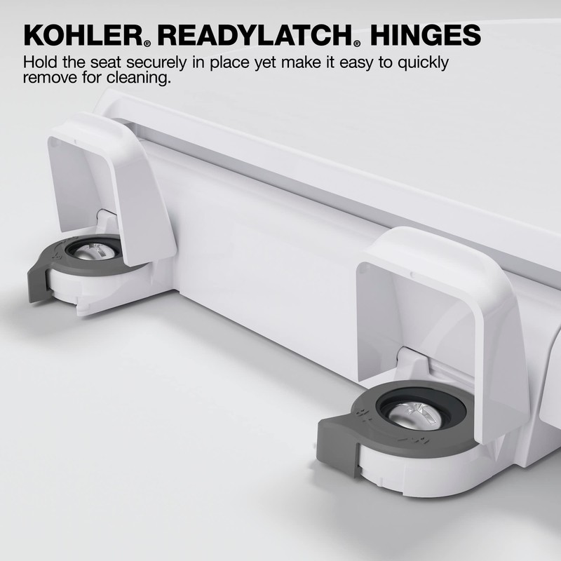 KOHLER K4732-RL-0 Transitions Elongated Toilet Seat Closed-Front with Integrated Child-Size