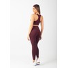 Carlheim Women's Serenita Active Collection X-Back Sports Bra, burgundy