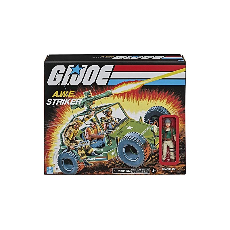 Hasbro G.I. Joe Retro A.W.E. Striker Exclusive Vehicle with 3.75-Inch