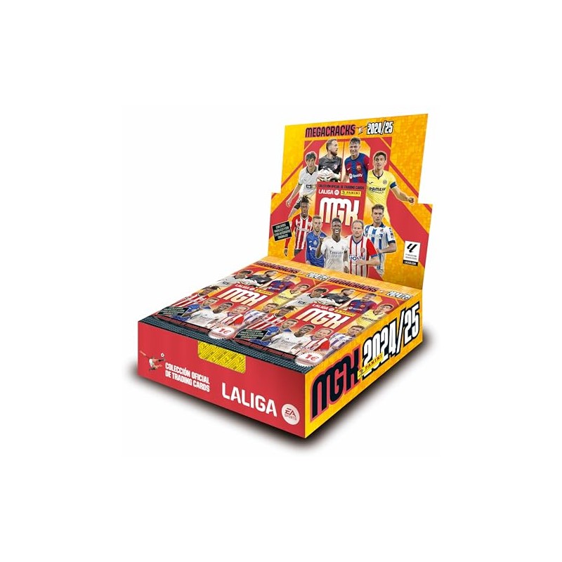 Megacaracks 2024-2025 Panini 004988box24e Box of 24 Gacracks 2024-2025, Multi-Colour