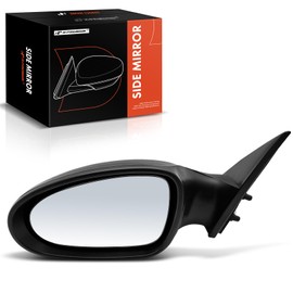 A-Premium Driver Side Manual Door Mirror - Compatible with Nissan Altima 2002 2003 2004 2005 2006 - Heated Non-Folding Black Outside Rear View Mirror - Replace# 96302ZB370