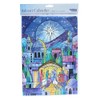 Christmas Countdown Advent Calendar - 24 Windows Stained Glass Design