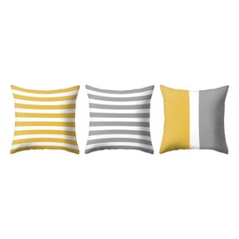 Acpetdr Throw Pillow Covers Home Decor, Decorative Pillowcase Cushion Cover Soft for Bed Sofa Couch, 3 Sets