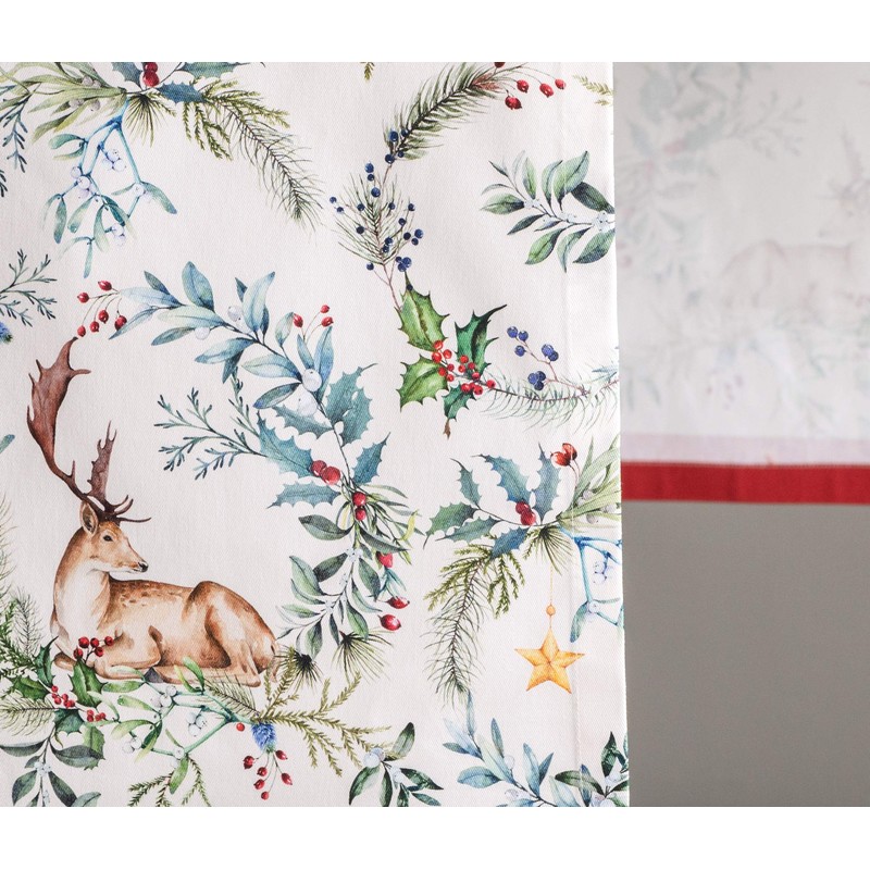 Maison d'Hermine Thanksgiving / Christmas Table Runner, 100% Cotton, 50