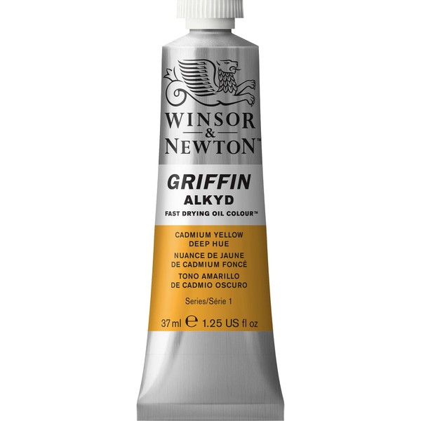 Winsor & Newton Griffin Alkyd Oil Paint, Cadmium Yellow Deep