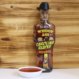 WHOOP ASS Premium Carolina Reaper Hot Sauce – Try if you dare! – Perfect Gourmet Gift for the Hot Sauce Fan