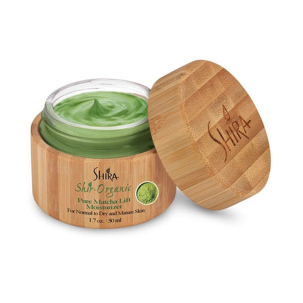 Shira Shir-Organic Green Tea Matcha Lift Face Moisturizer For Hydrating Nourished Rejuvenate Skin And Increasing Cell Turnover.(50ml)