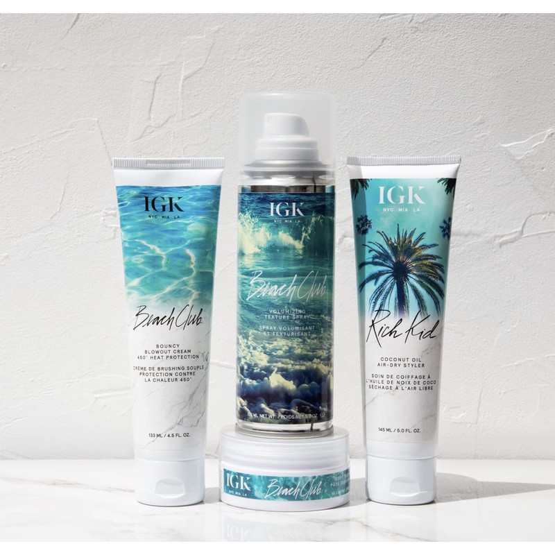 IGK RICH KID Coconut Oil Air-Dry Styler Travel, 1.7 fl.