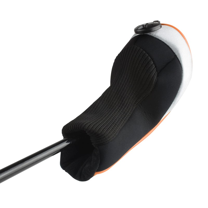 Andux Golf Hybrid Club Head Covers Short Neck with Dial