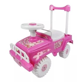 Mytek Montable Carrito Impulso Jeep Rosa Sonido My5502 Mytoy
