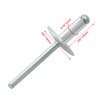 Zorveiio 60 Pcs 3/16" x 5/8" Large Flange Aluminum Blind