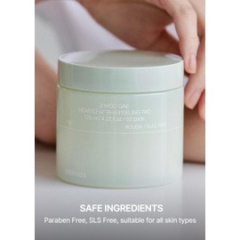 celimax Ji.Woo.Gae Heartleaf BHA Peeling Pad | Pore Care, Exfoliating Double-Side Toner Pads, Facial Peels, Hydrating, Tea Tree, For Acne Prone & Breakouts, Christmas Gift, Stocking Stuffers (60pads)