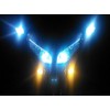 LED DRL Head Light Strips Daytime Running Lamps Kit for