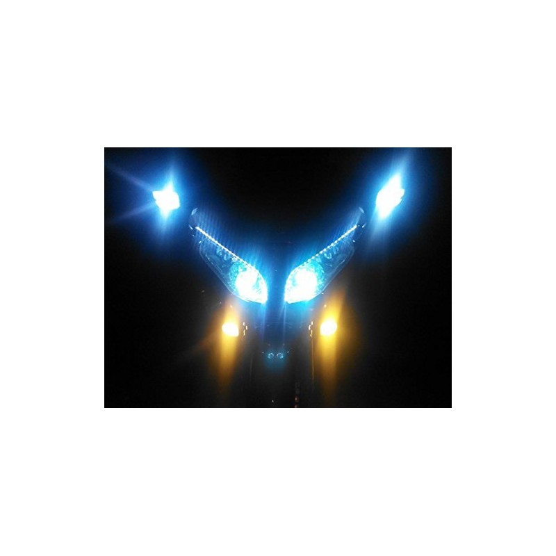 LED DRL Head Light Strips Daytime Running Lamps Kit for