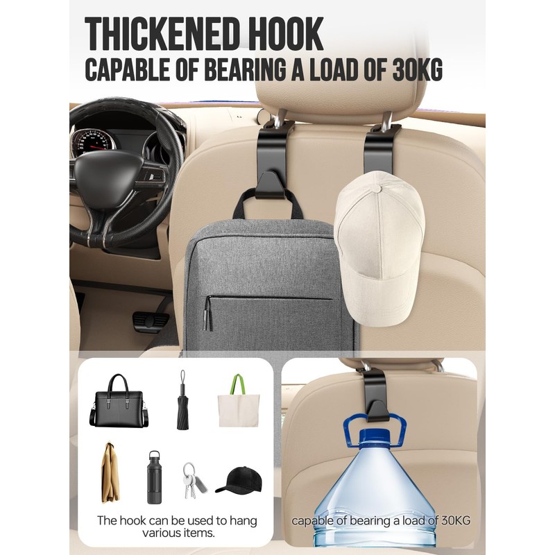 Backseat Car Organizer(20 Storage Pockets),Come with Free 1 Seat Net