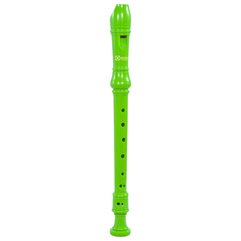Recorder Workshop 301GR Descant Recorder, Green